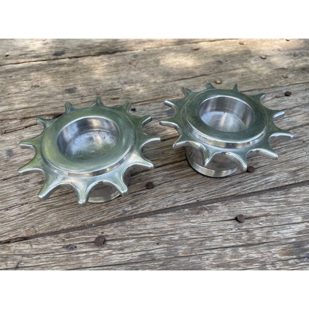 Vintage Metal Candle Votive holders Industrial Sprocket Gears - Picture 8 of 14